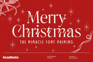 Merry Christmas Fonts