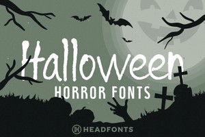 Halloween Horror Font Bundle