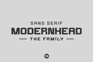 Modernhead Font Family – Versatile Sans Serif Typeface with 3 Weights