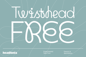 FREE Twisthead Playful Calligraphic Sans Serif Font