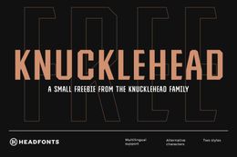 FREE Knucklehead Vintage Font