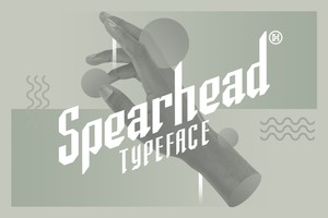 SPEARHEAD – Dynamic Sports Font with Bold Sans Serif Styles