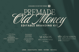 Old Money La Maison Logo Kit