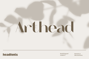 Arthead Modern Sans Serif