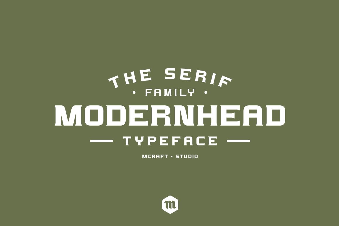 Modernhead Font Family – Versatile Serif Typeface with 3 Weights