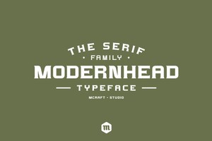 Modernhead Font Family – Versatile Serif Typeface with 3 Weights