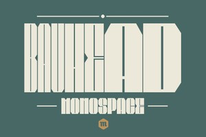 BAUHEAD Font – Experimental Sans Serif Inspired by Bauhaus Movement