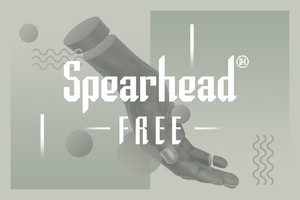 FREE Spearhead Typeface| Font