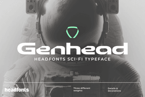 Genhead The Typeface That&#x27;s Light-Years Ahead!