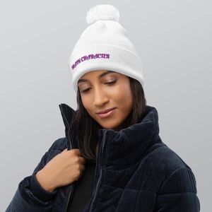 cute pom pom beanie 