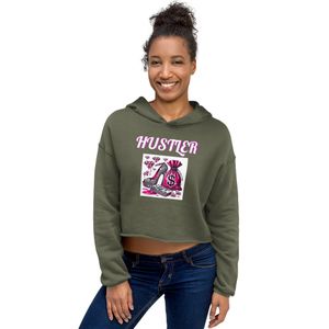 hustler cropped hoodie