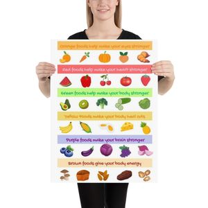 Enhanced matte paper poster 