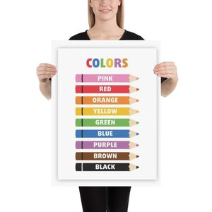 Enhanced matte paper poster 