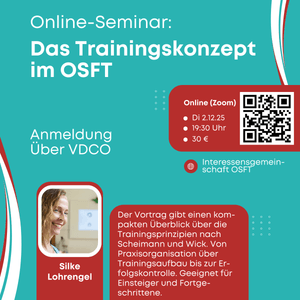 OSFT-Webinar "Das Trainingskonzept im OSFT"