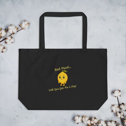 Large Eco Tote Bag LEMON