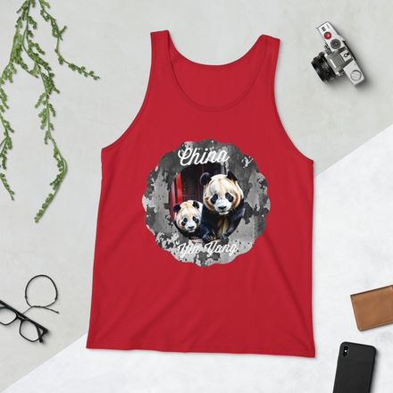 Unisex Staple Tank Top CHINA YIN YANG