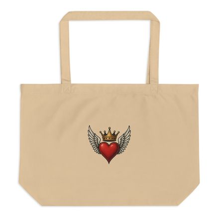 Large Eco Tote Bag Love 