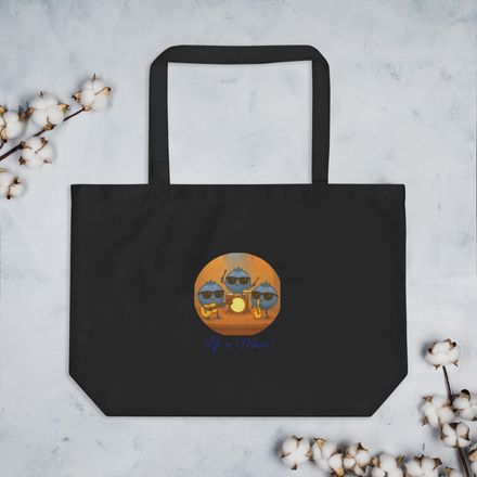 Large Eco Tote Bag BLUEBERRIES