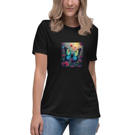 Women&#x27;s Relaxed T-shirt BUTTERFLY 
