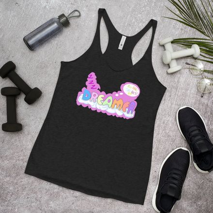 Women&#x27;s Racerback Tank Top DREAMER PINK 