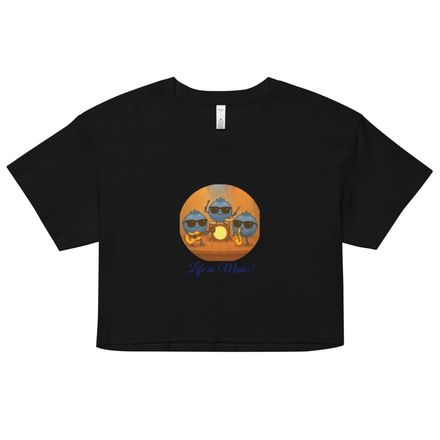 Women&#x27;s Crop Top BLUEBERRIES