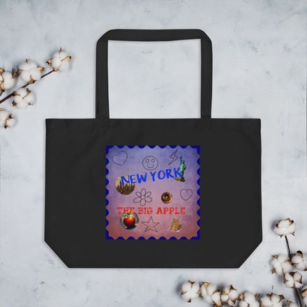 Large Eco Tote Bag NEW YORK 