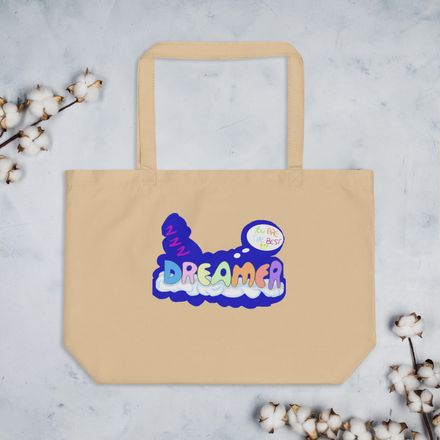 Large Eco Tote Bag DREAMER BLUE
