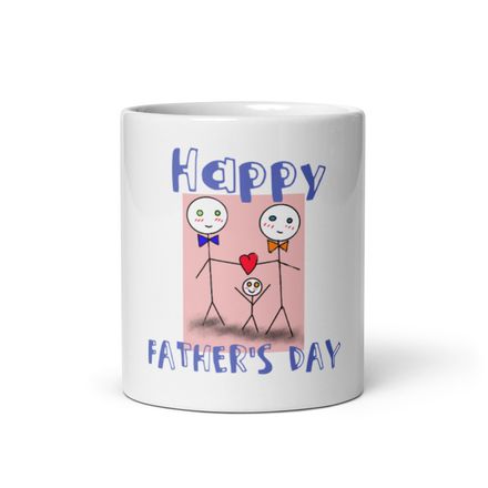 White Glossy Mug FATHER&#x27;S DAY 02 