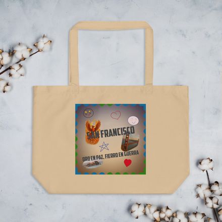 Large Eco Tote Bag SAN FRANCISCO 