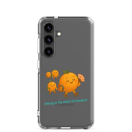 Clear Case For Samsung ORANGE