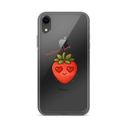 Clear Case For IPhone STRAWBERRY