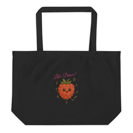 Large Eco Tote Bag RASPBERRY 