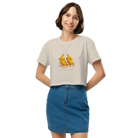 Women&#x27;s Crop Top BANANAS