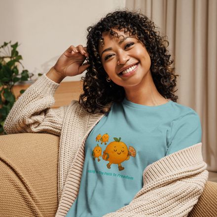Women&#x27;s Relaxed T-shirt ORANGE