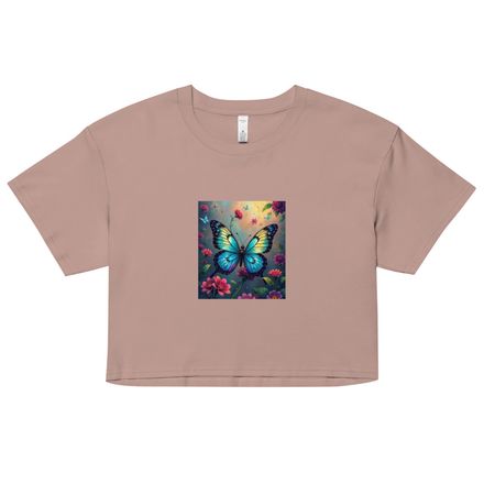 Women&#x27;s Crop Top BUTTERFLY