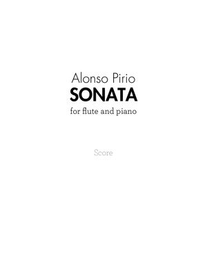 Sonata for Flute and Piano (2016)