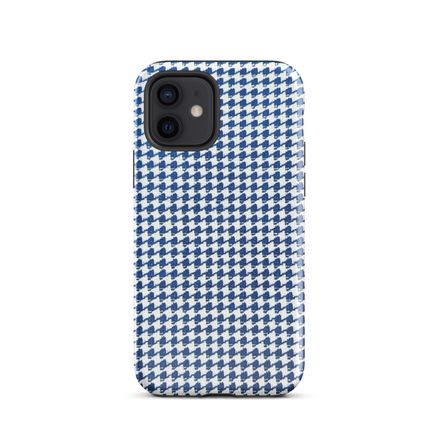 Winstead Navy Houndstooth iPhone Case
