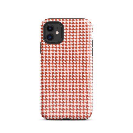 Winstead Red Houndstooth iPhone Case