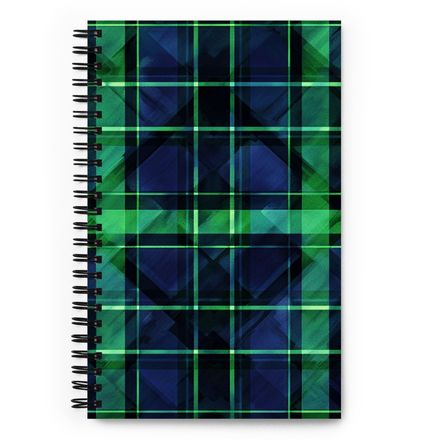 Black Watch Spiral Notebook