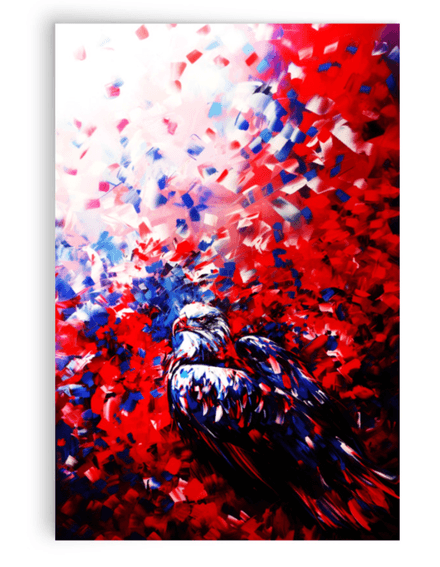 Patriotic Eagle Poster 24&quot; x 36&quot;