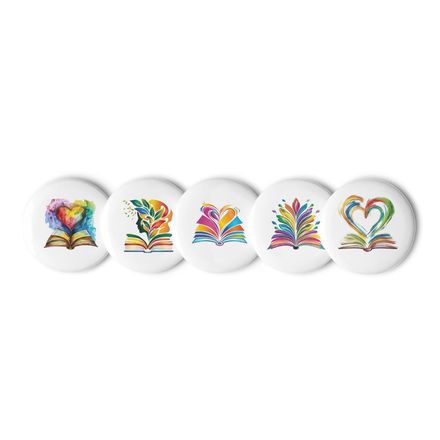 Booklover Pins