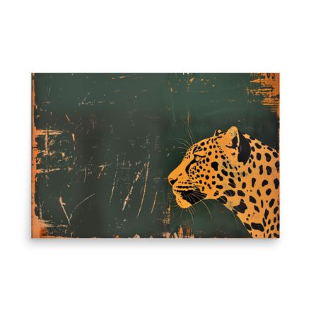 Leopard at Dusk Poster 24&quot; x 36&quot;