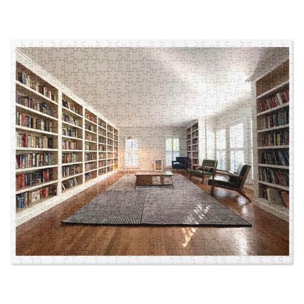 The Library at Westager Booklovers Puzzle in Two Sizes