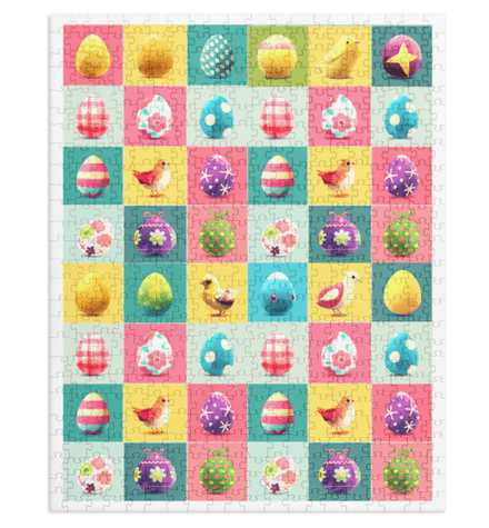 Midmod Easter Matrix Puzzle in Two Sizes