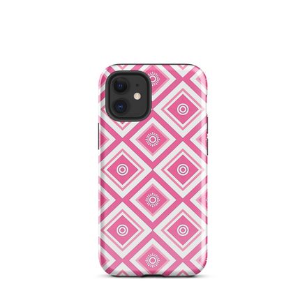 Pink Lattice iPhone Case