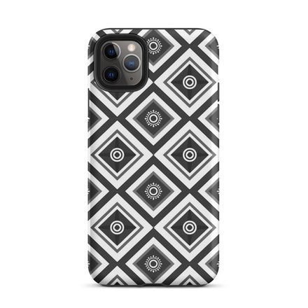 Black Lattice iPhone Case