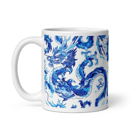Blue Dragon Mug 11 oz 