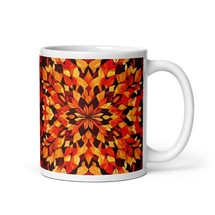 Fall Leaves Mug 11 oz 