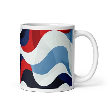 Patriotic Banner Mug 11 oz 