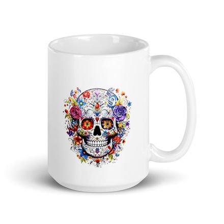 Aracely Calavera Day of the Dead Mug 15 oz